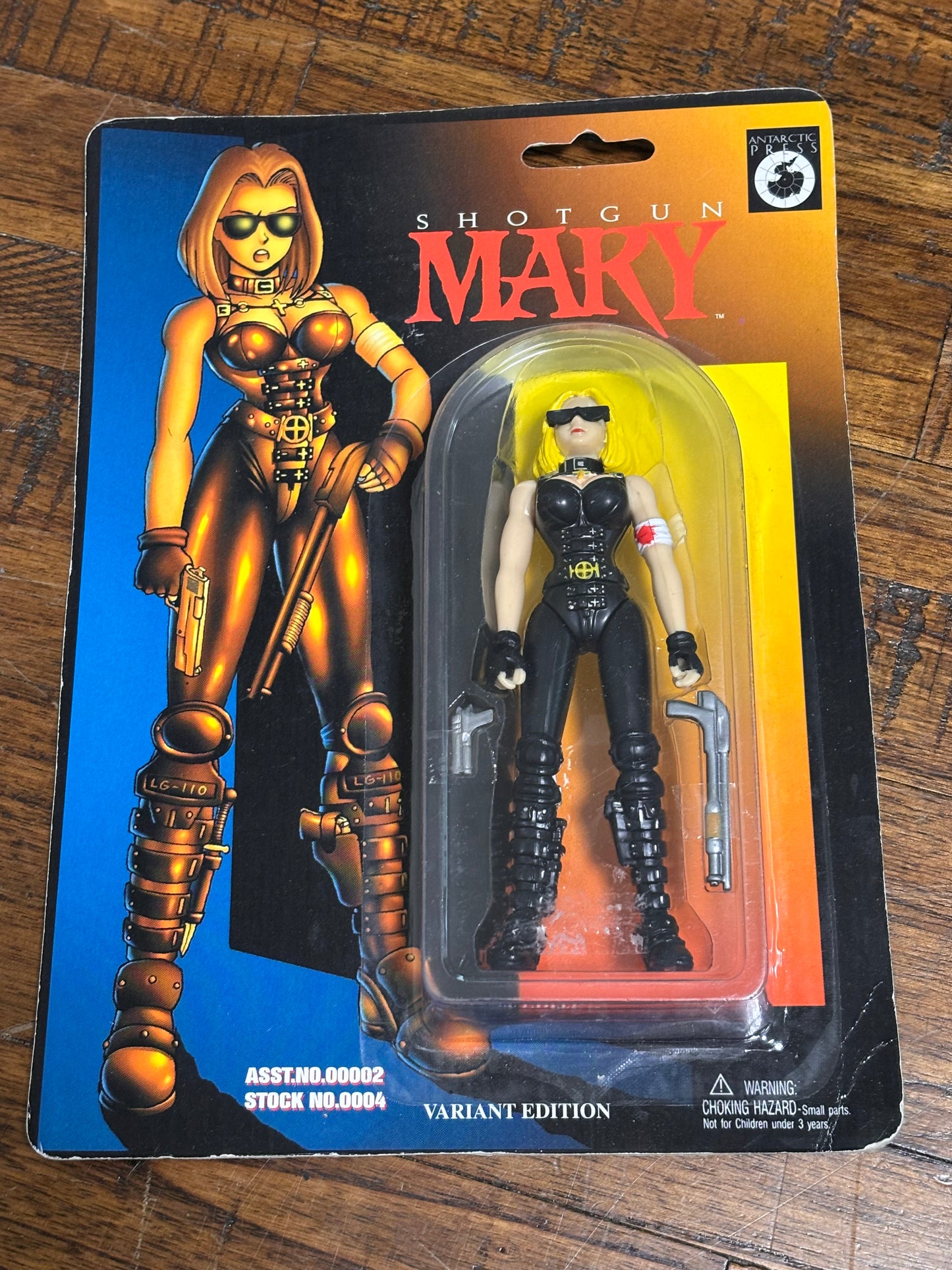 Antarctic Press Vintage 1997 Shotgun Mary Anime Toy Action Figure Variant Edition New