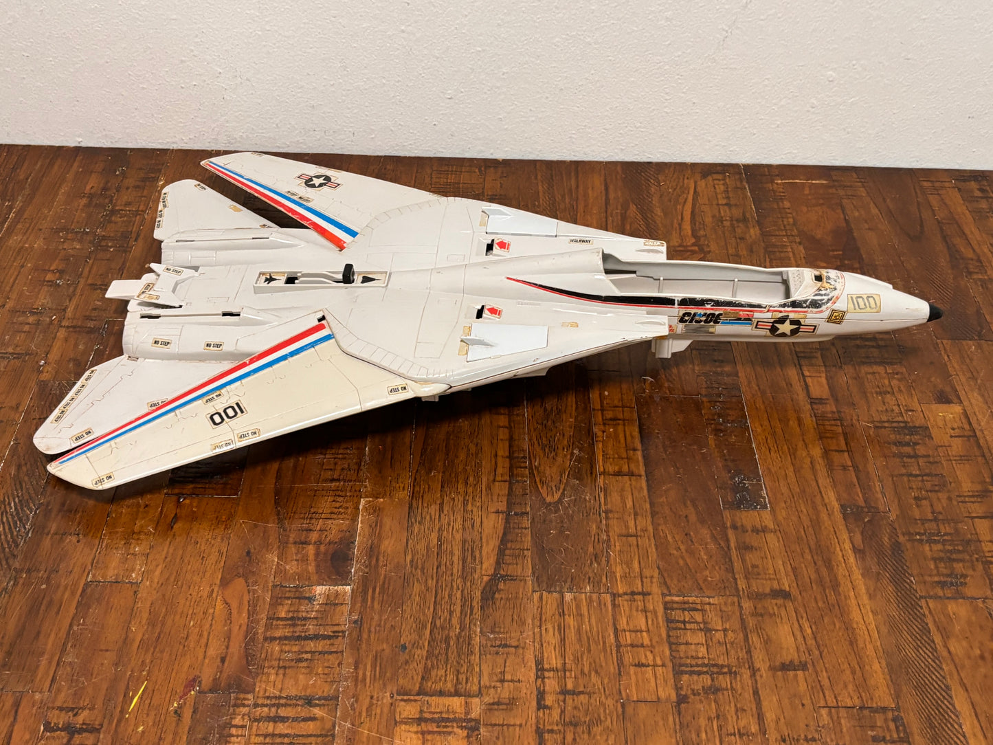 Vintage 1983 GI Joe Hasbro Jet Skystriker XP-14F Authentic Original ARAH 1980s