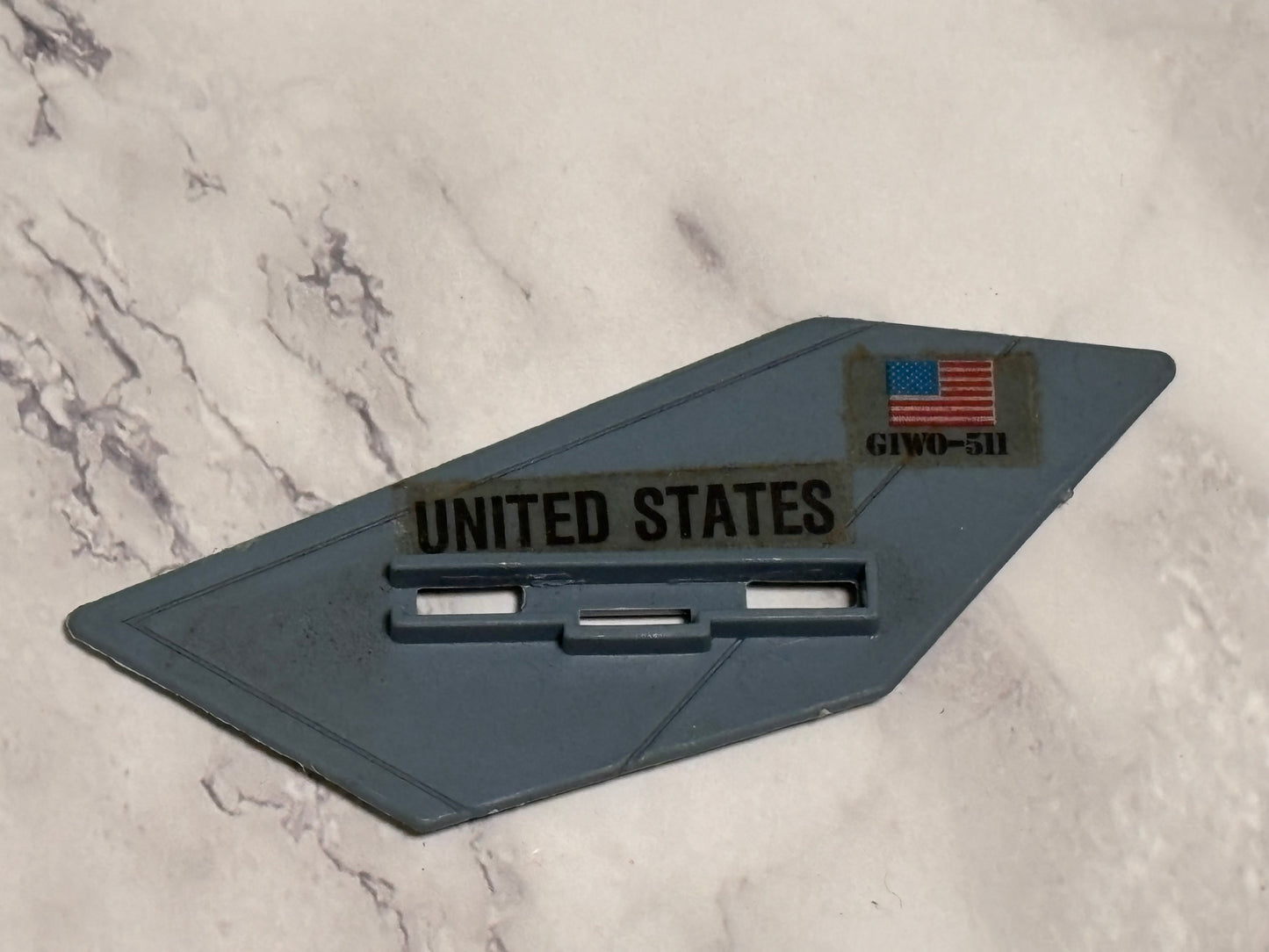 Vintage GI Joe ARAH 1988 Skystorm Tail Fin Vertical Stabilizer part