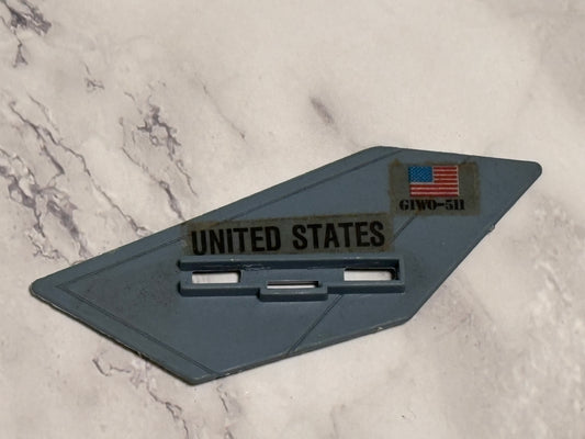 Vintage GI Joe ARAH 1988 Skystorm Tail Fin Vertical Stabilizer part