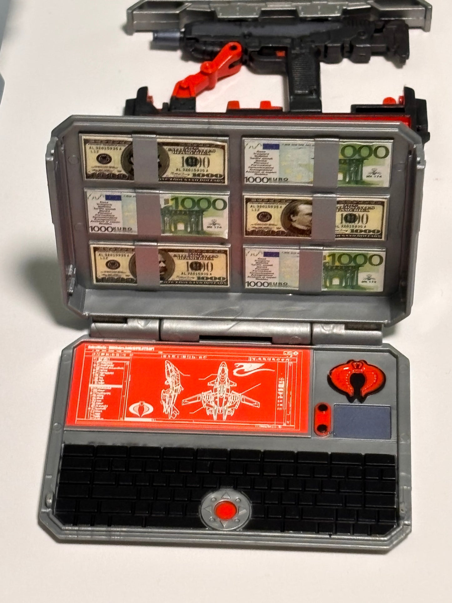 Vintage G.I. Joe Sigma 6 Commando Destro Hasbro 8” Action Figure Accessories