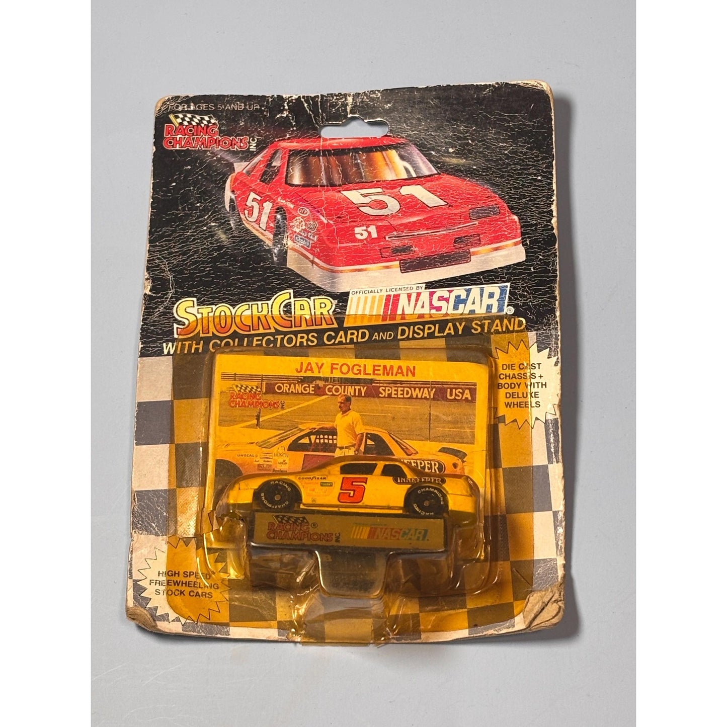 1991 Racing Champions Nascar Stock Car Jay Fogleman Innkeeper #5 diecast 1/64