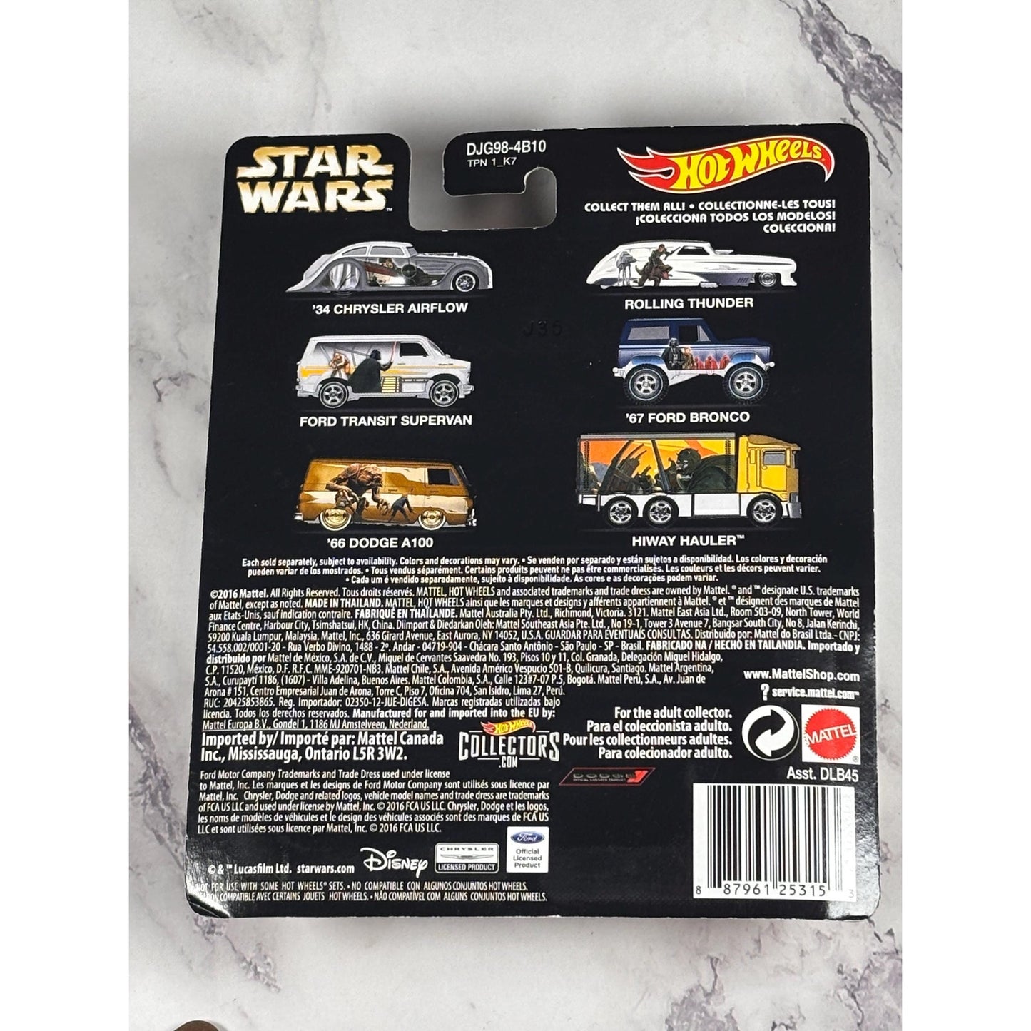 Hot Wheels Hiway Hauler Pop Culture Ralph McQuarrie Star Wars 2017 New 1:64