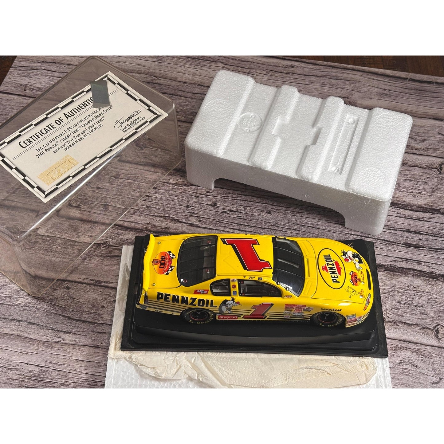 2001 1:24 Steve Park 1 Pennzoil Looney Toons Sylvester Tweety Monte Carlo New