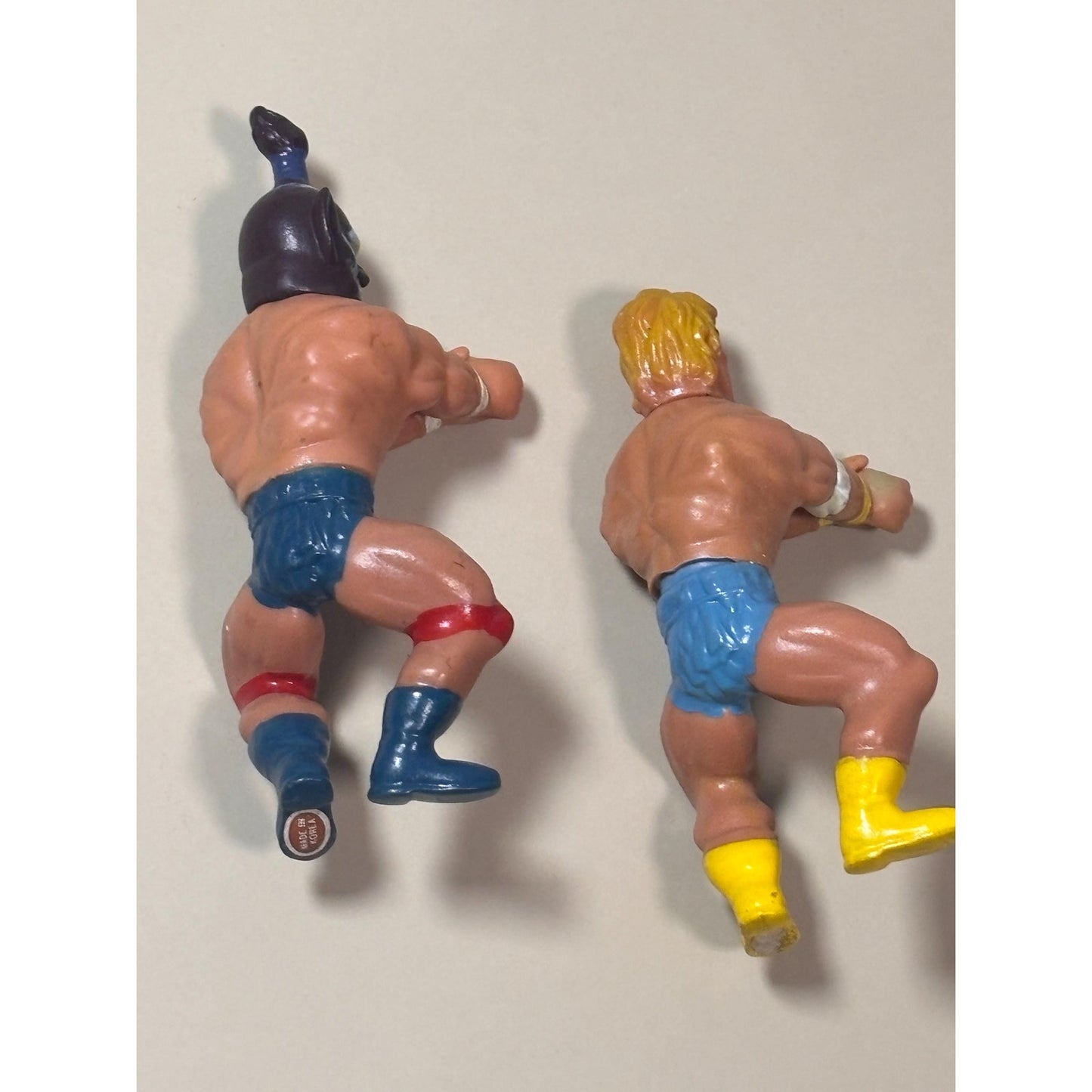 Vintage Lot Of 2 Wrestlers Pencil Grabbers WWF, WWE, WCW