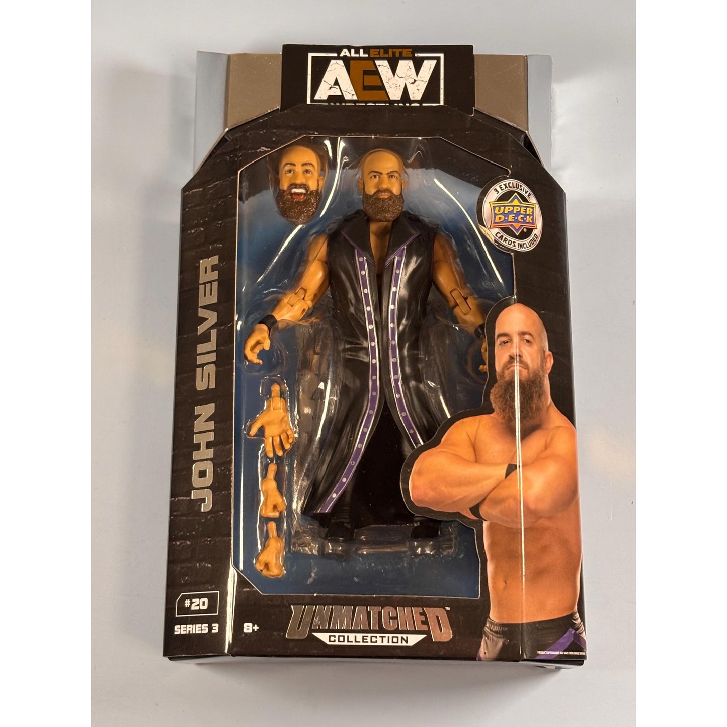 2021 AEW Unmatched Collection Series 3 #20 John Silver Action Figure New