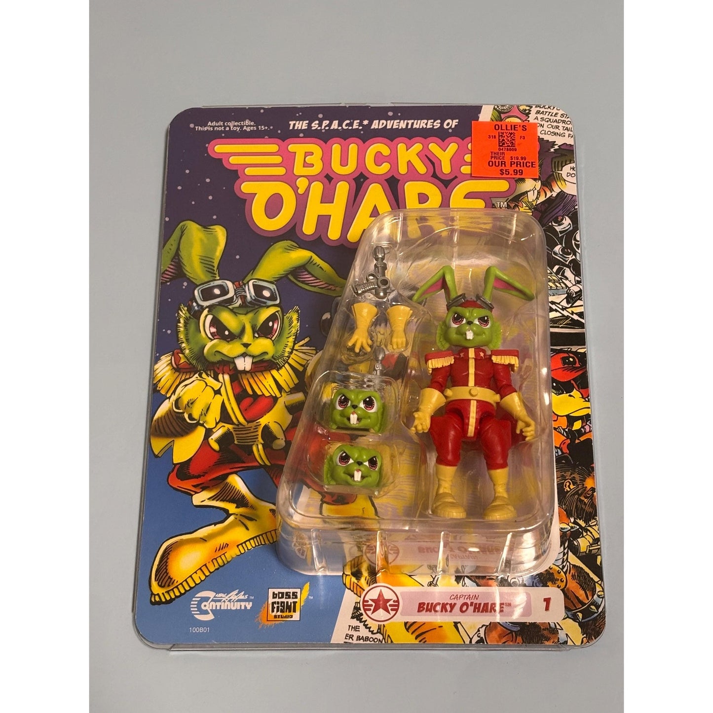 2017 Boss Fight Studio Captain Bucky O’Hare Action Figure Brand New