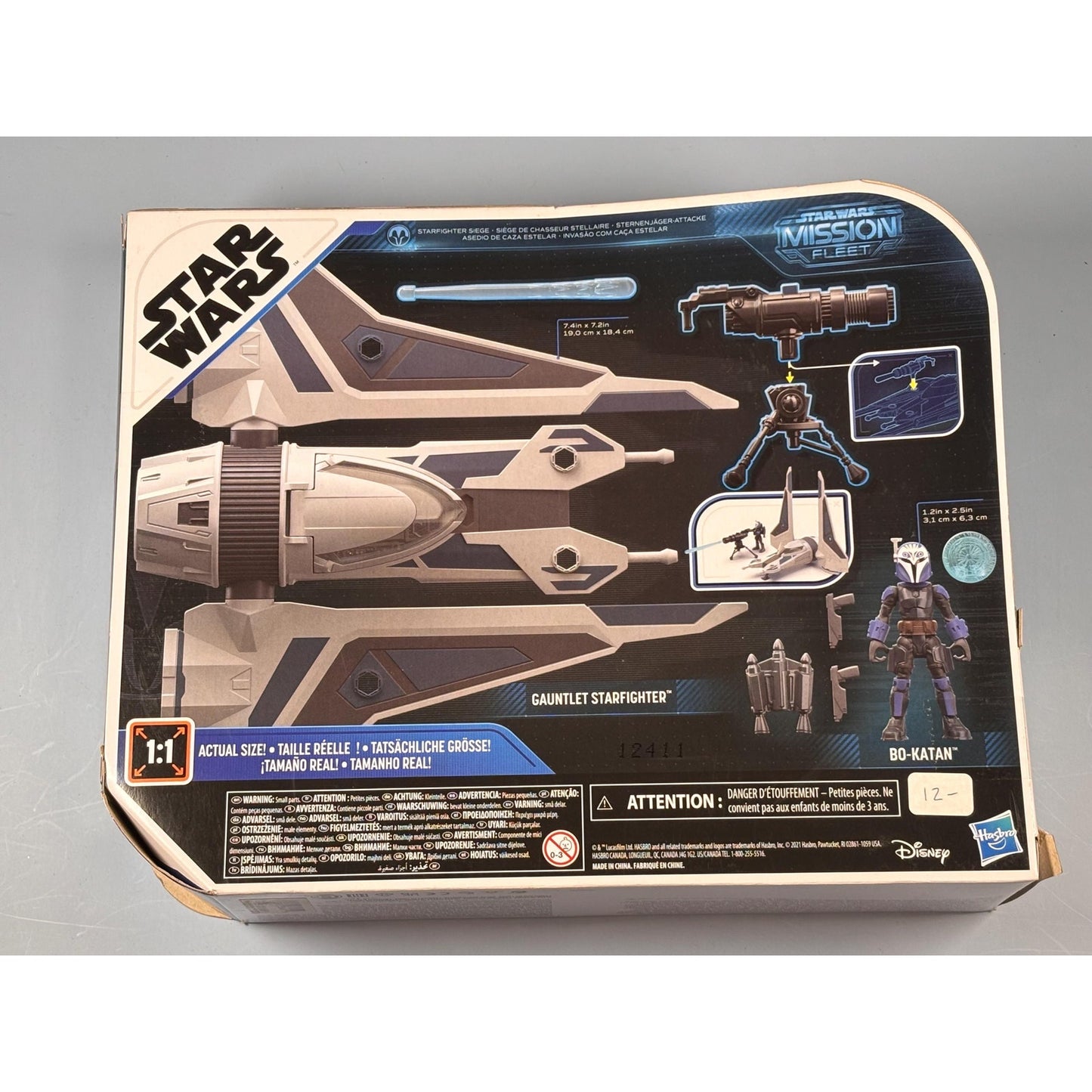 Star Wars Mission Fleet Bo-Katan Gauntlet Starfighter Brand New Disney 2021