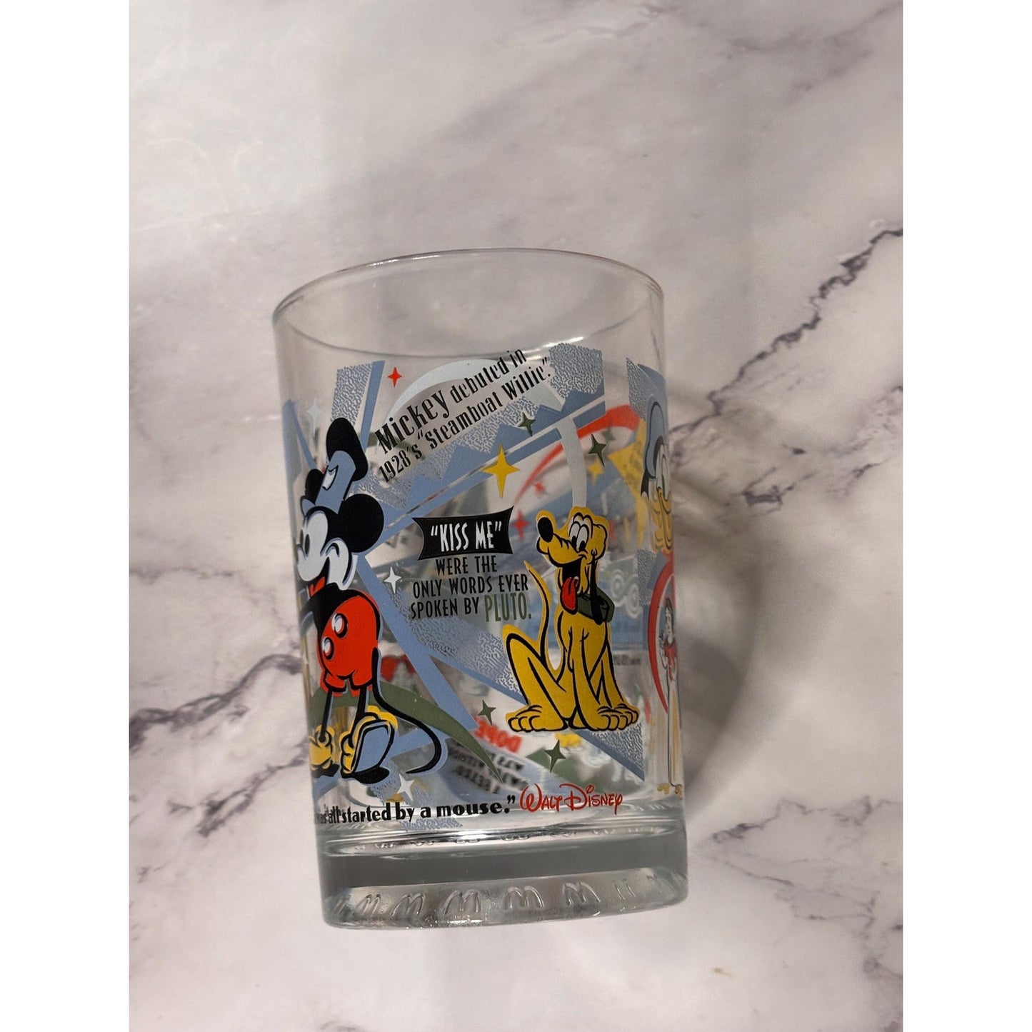 Mcdonald's Walt Disney World 100 Years Of Magic Glass Cup