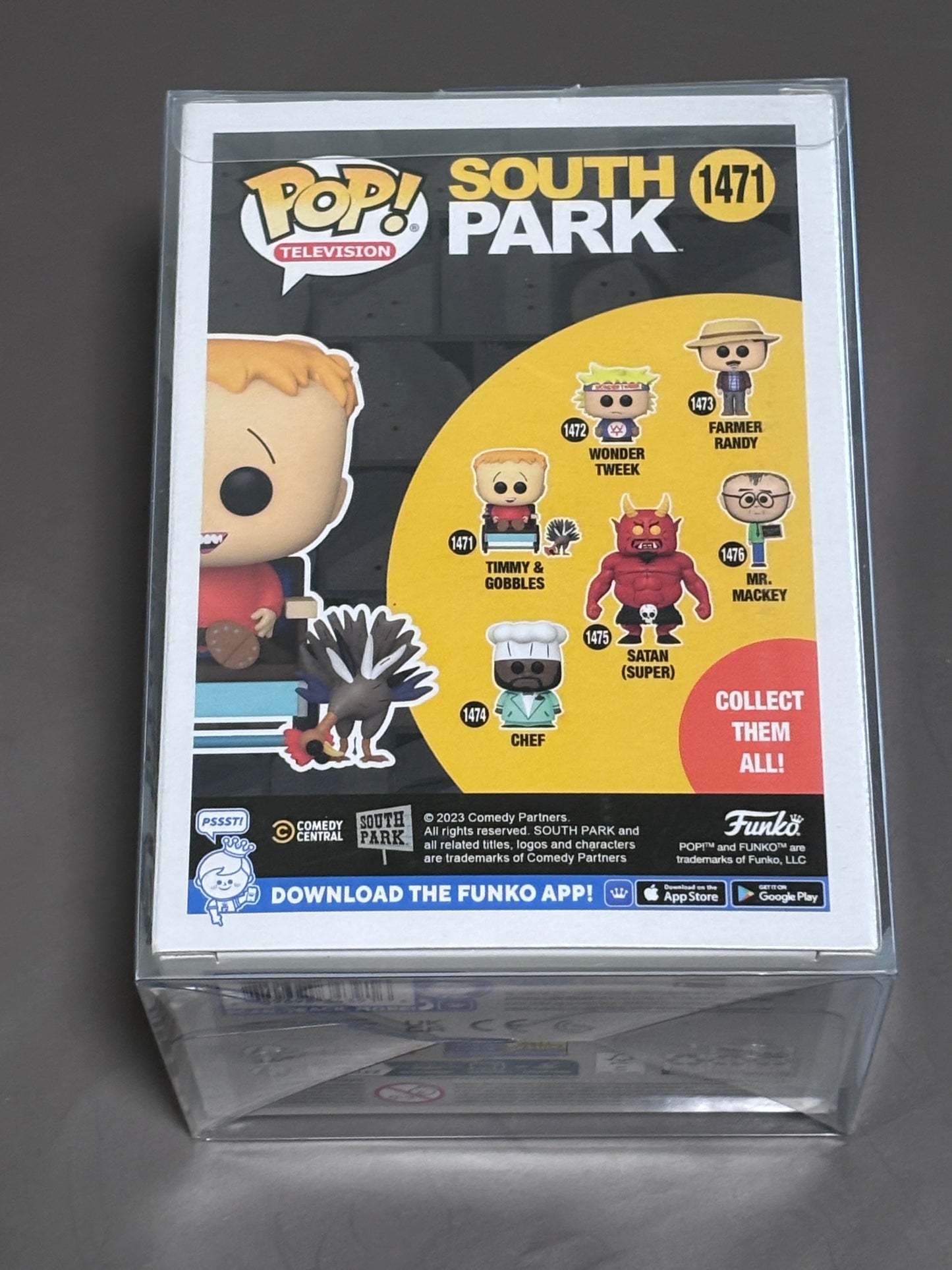 Funko POP! Television South Park Timmy Burch & Gobbles #1471 Vinyl Figure