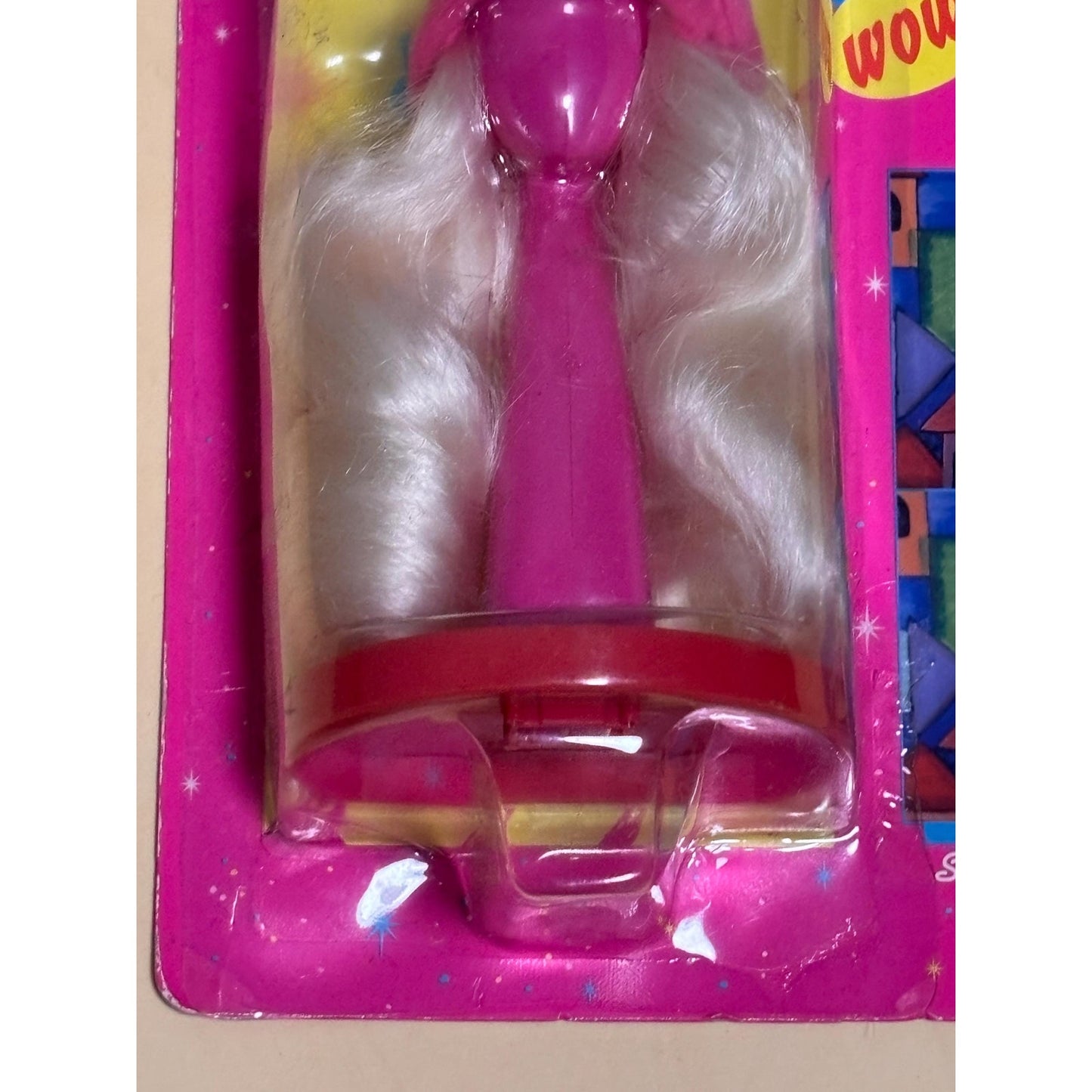 Barbie Magic Change Hair Blonde Pink Hat 68090 NIP 1993 Creative Artist