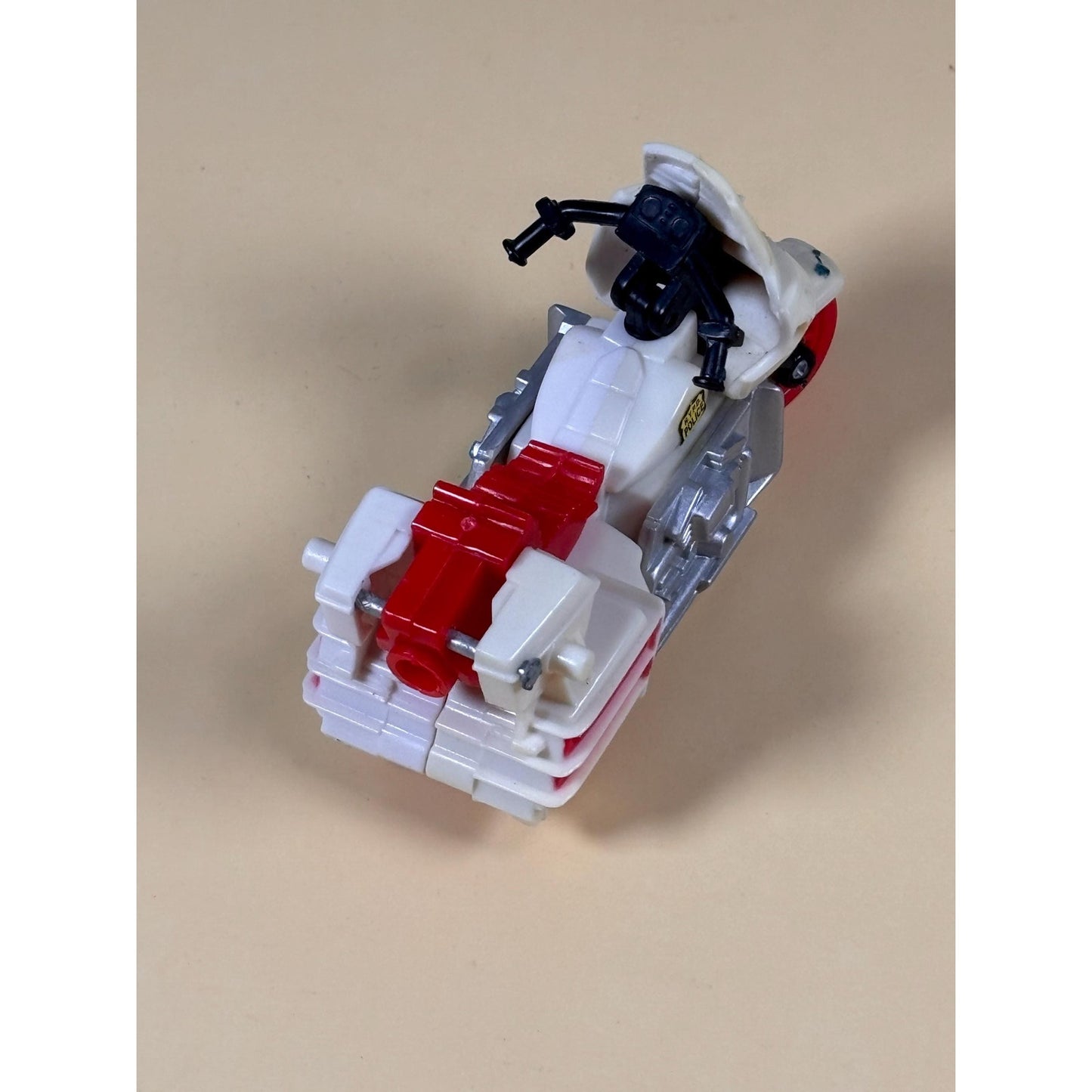 Vintage Transformers G1 Groove KO Knockoffs NYPD Police Motorcycle Figure 1986