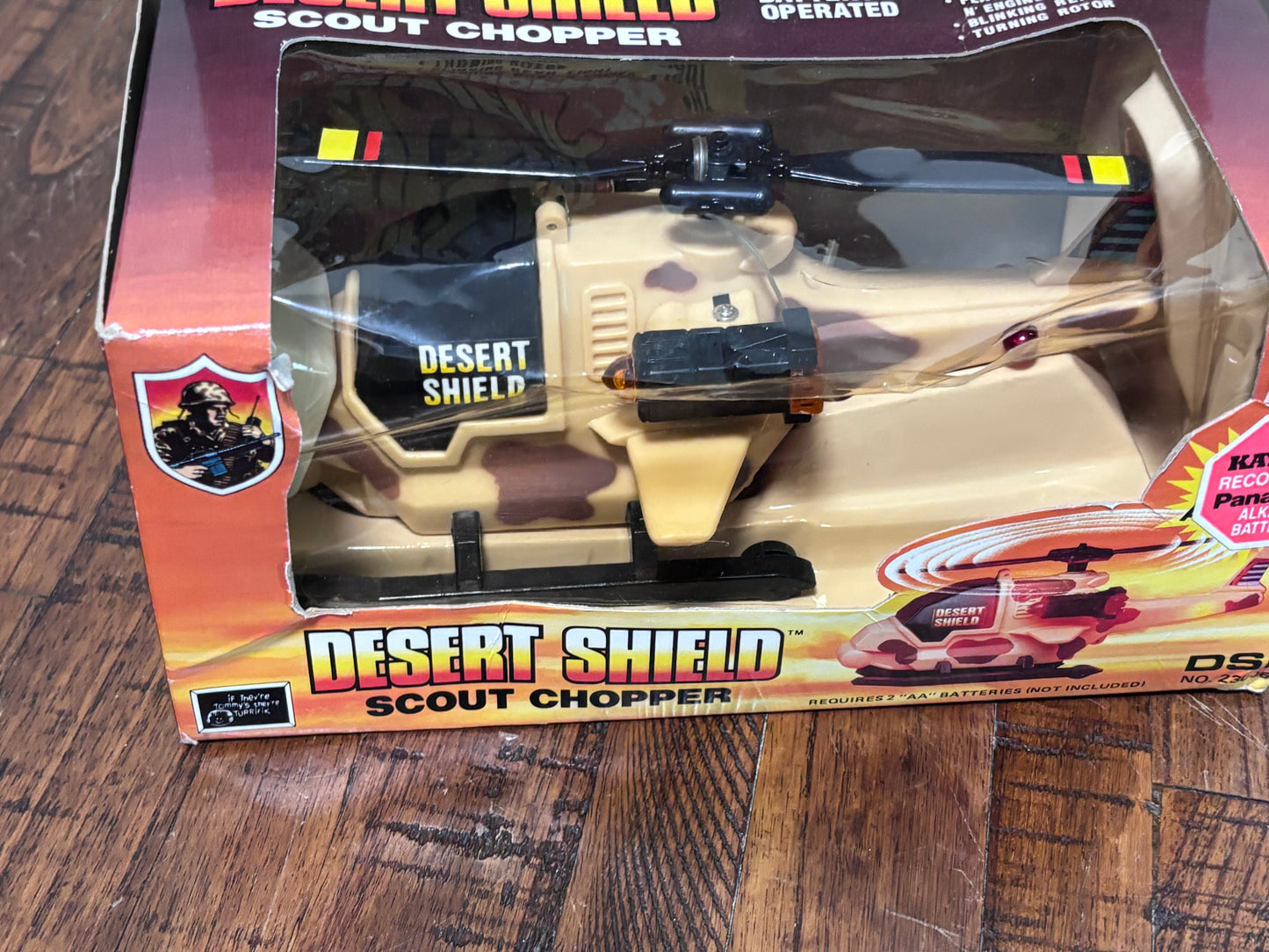 Scout Chopper Desert Shield 1990 Army Military Vintage Toy New