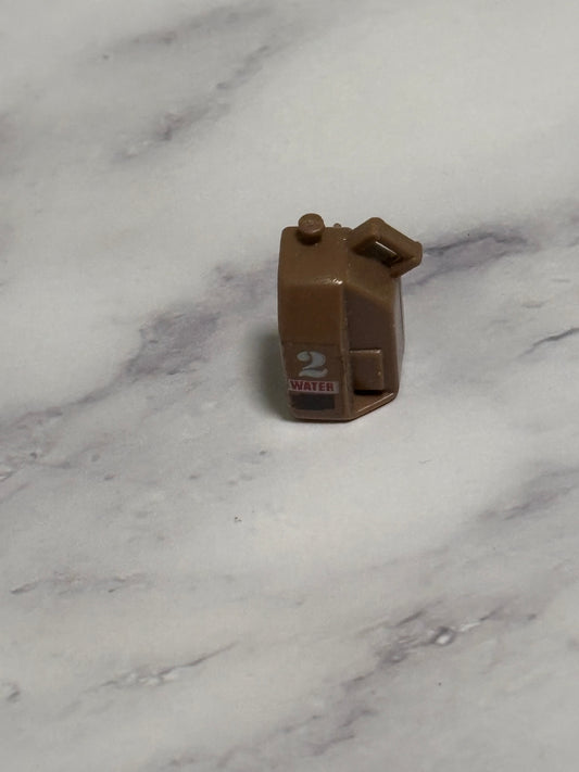 Gi Joe Vamp Mark II Right Water Can #2 Sticker gas tank original 1984 brown part