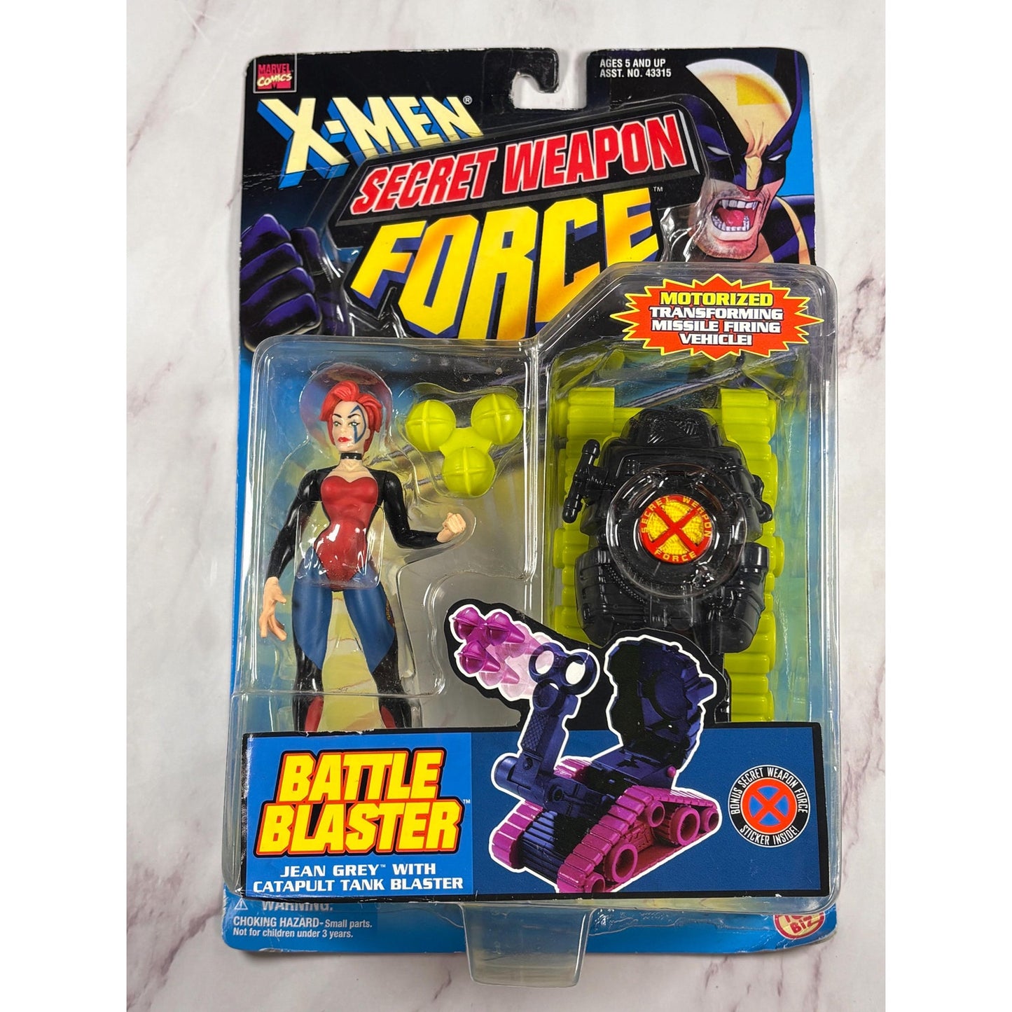 1998 Toy Biz Marvel X-Men Secret Weapon Force Battle Blaster Jean Grey New