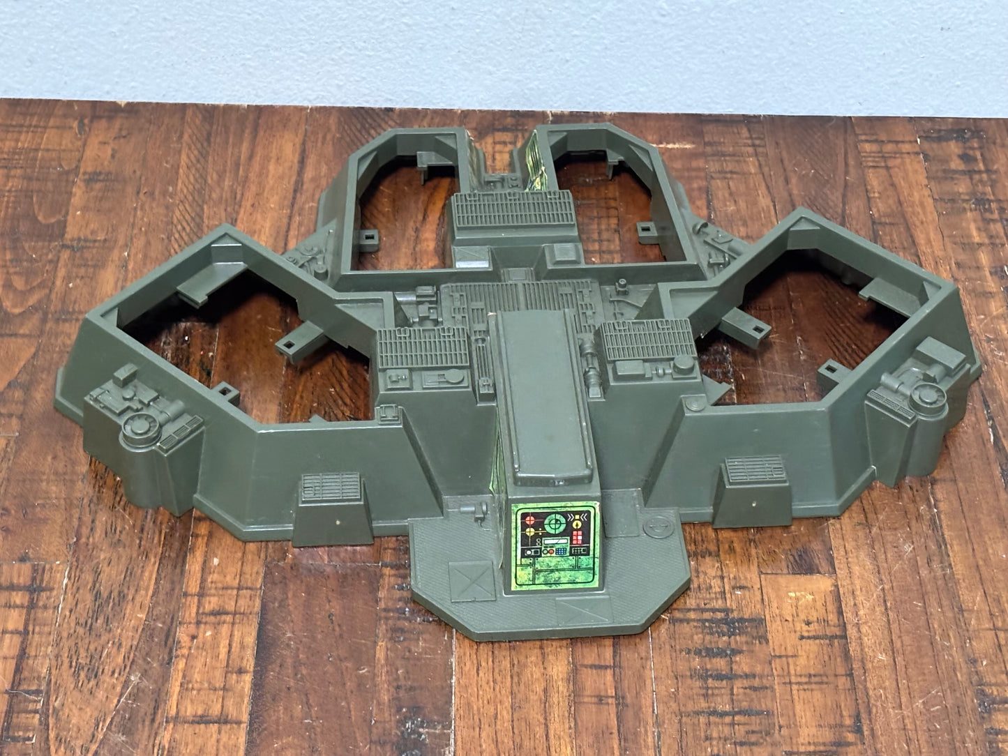GI Joe Cobra Battle Game Green Battle Station base 1982 Replacement Vintage