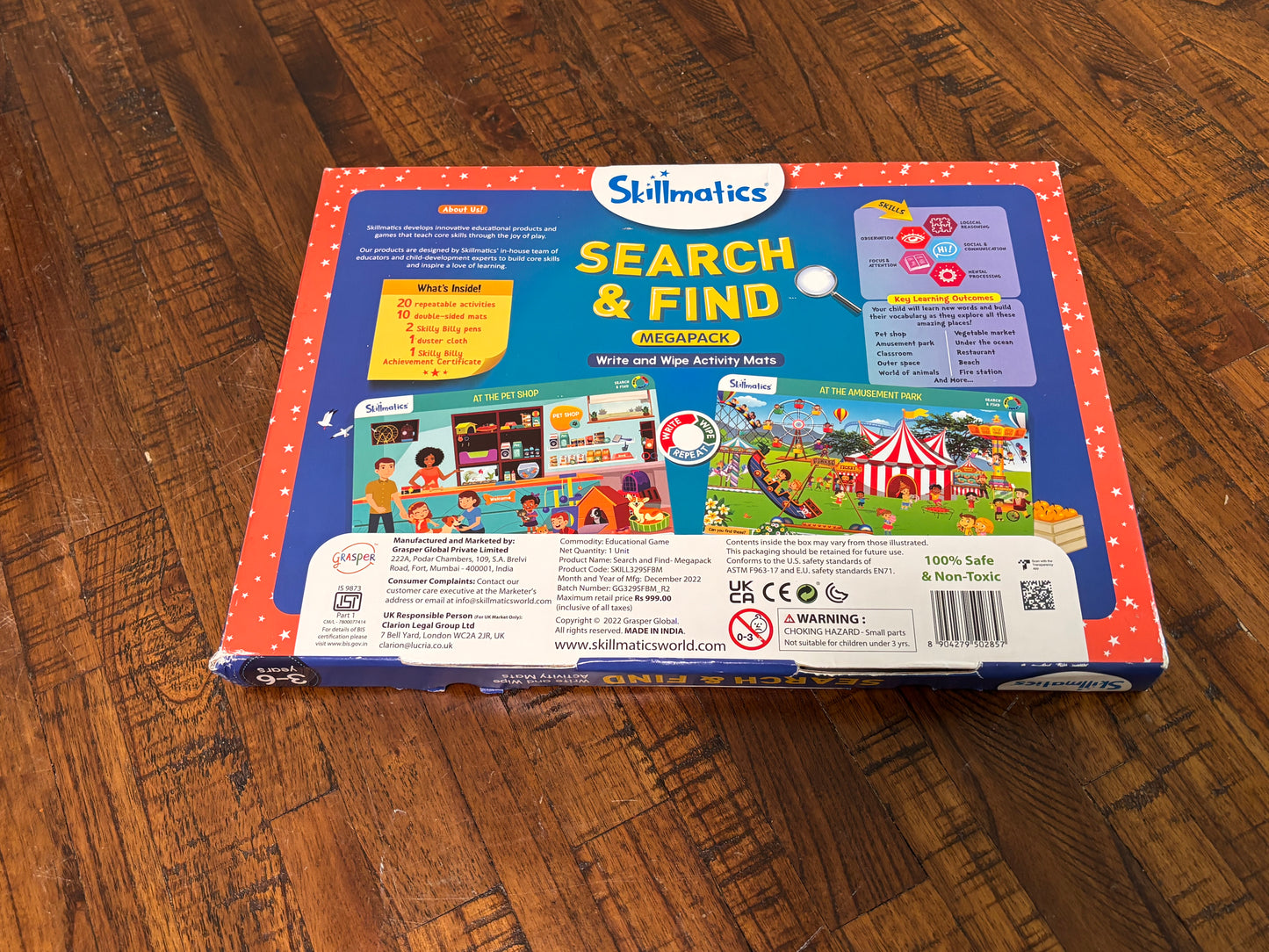 Search & Find Megapack Educational Game Reusable Preschool Learning Activity Book