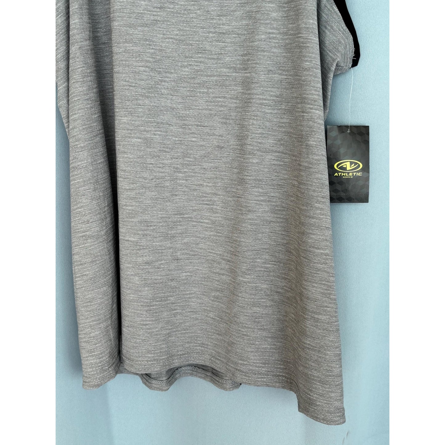 Athletic Works Women's Gray Sleeveless Active Racerback Tank Top Size (12-14) NWT L