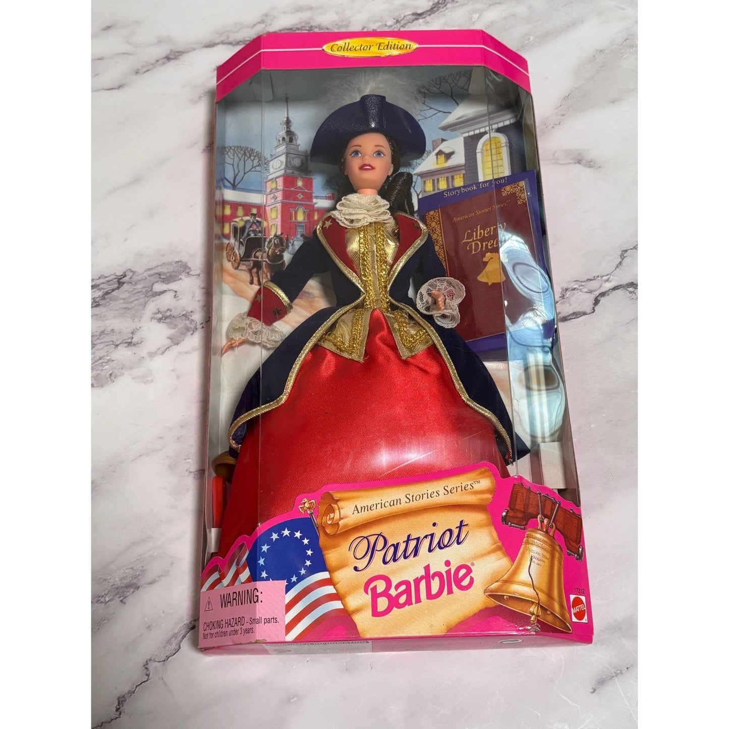 Patriot Barbie 1996 American Stories Series Collector Edition Mattel Doll 17312