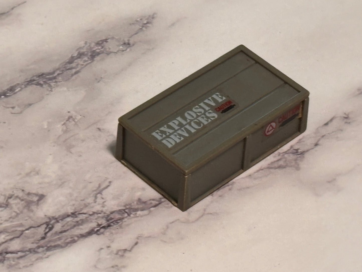 Vintage GI Joe 1984 Missile Defense Unit Missile Crate & Lid Ammo Box ARAH