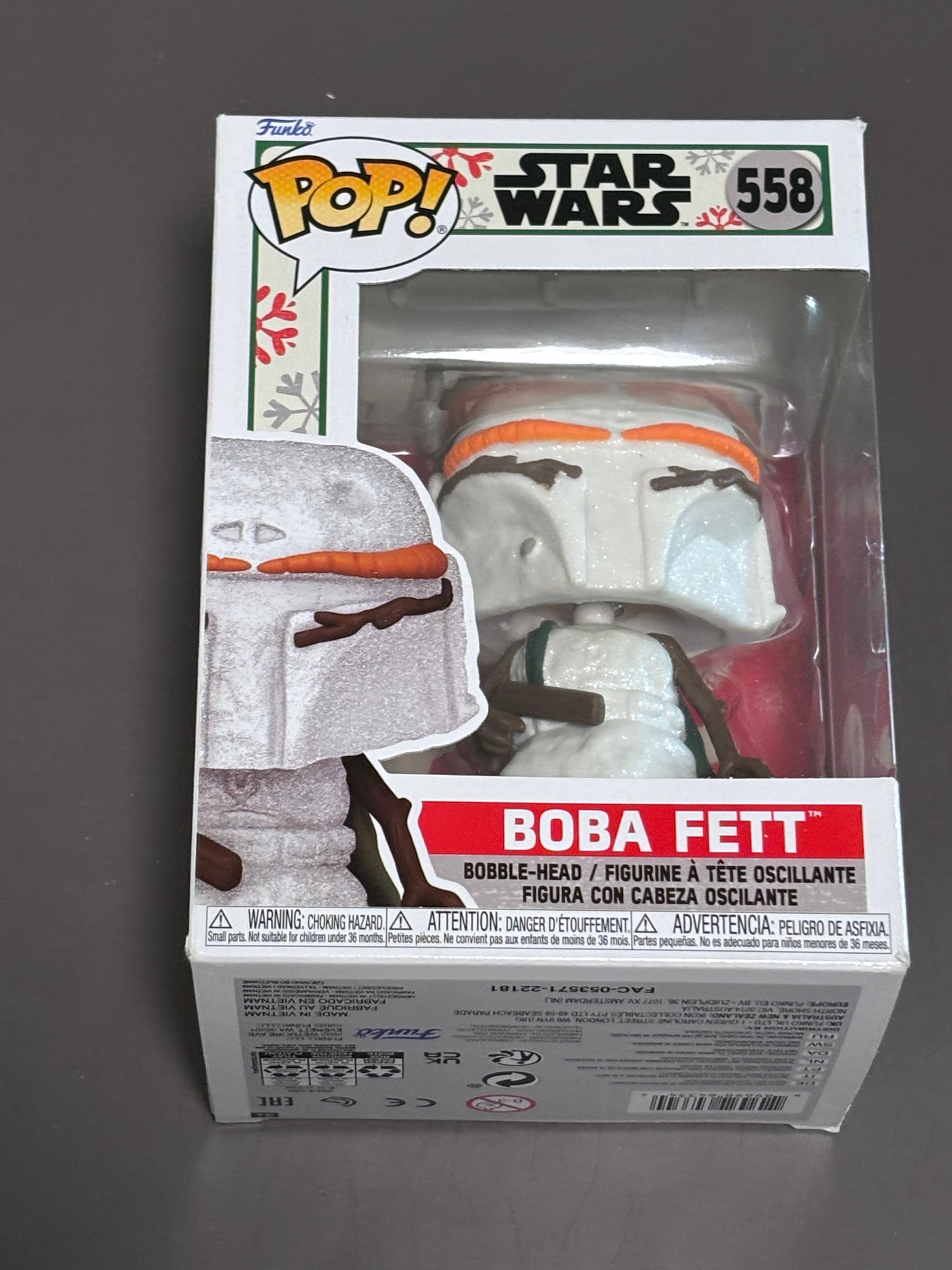 Funko Pop! Vinyl: Star Wars - Boba Fett #558 Christmas Snowman