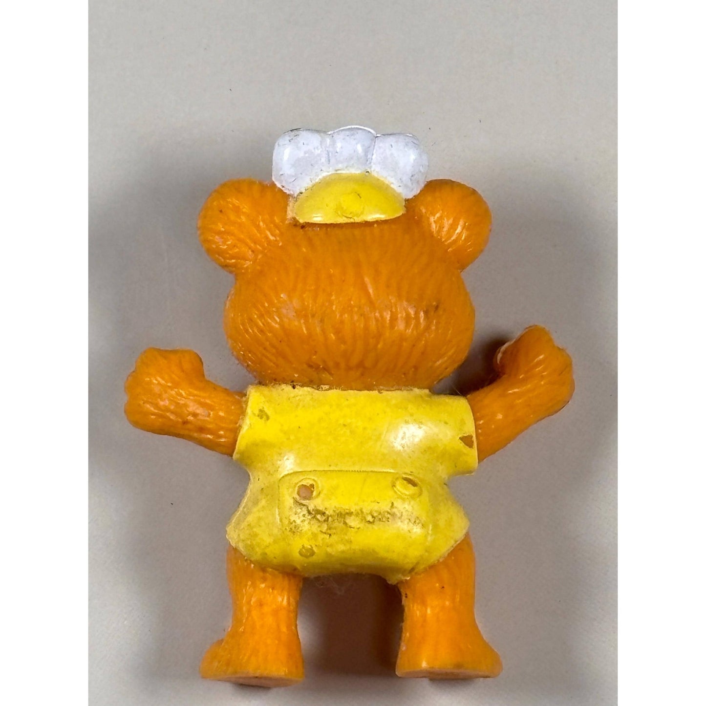 Vintage Muppets Babies Fozzie Bear 2” PVC Figure 1986 McDonald’s Happy Meal Toy