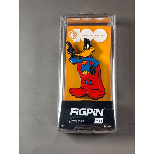Figpin Looney Tunes Daffy Duck As Superman Enamel Pin #1466 Warner Bros WB100