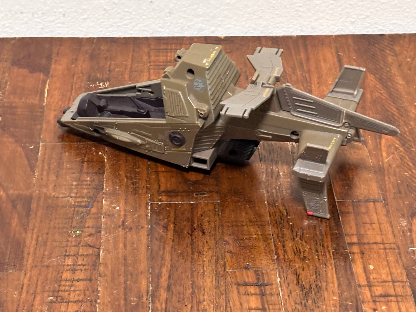 2010 POC G.I. Joe Ghost Hawk Aplha Vehicle Helicopter Vintage Green
