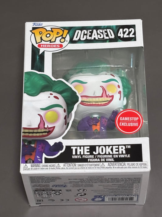 Funko Pop The Joker Deceased DC Heroes #422 GameStop Exclusive