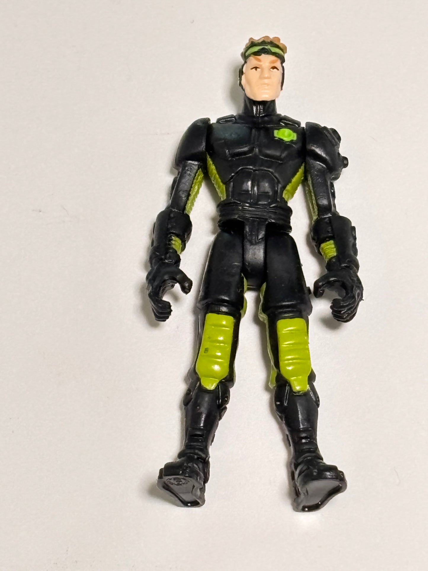 Hasbro 2005 G.I. Joe Sigma 6 Iron Hammer Armored Snake Eyes 2.5" Figure