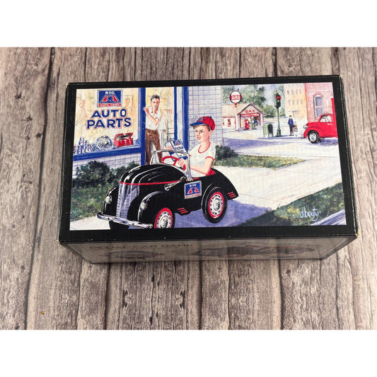Vintage 1941 Garton Big A Auto Parts Crown Premiums Pedal Car Bank 1:6 Die Cast