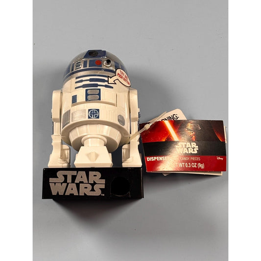 Disney Star Wars R2-D2 Droid Candy Dispenser with Sound 4.5" Tall Galerie New