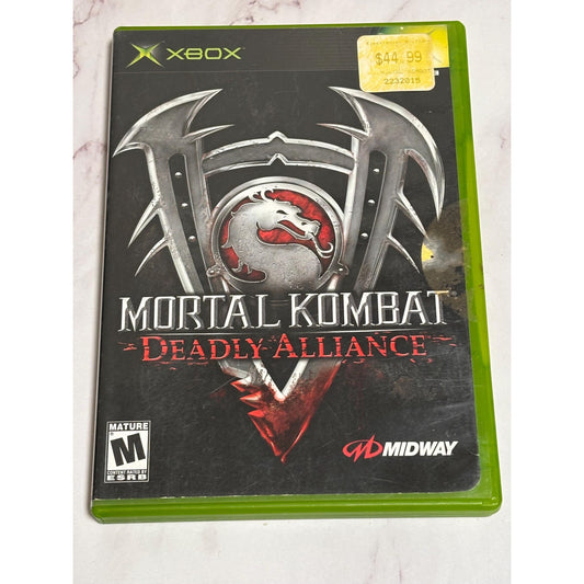 Mortal Kombat: Deadly Alliance (Xbox, 2003) Original Xbox No Manual