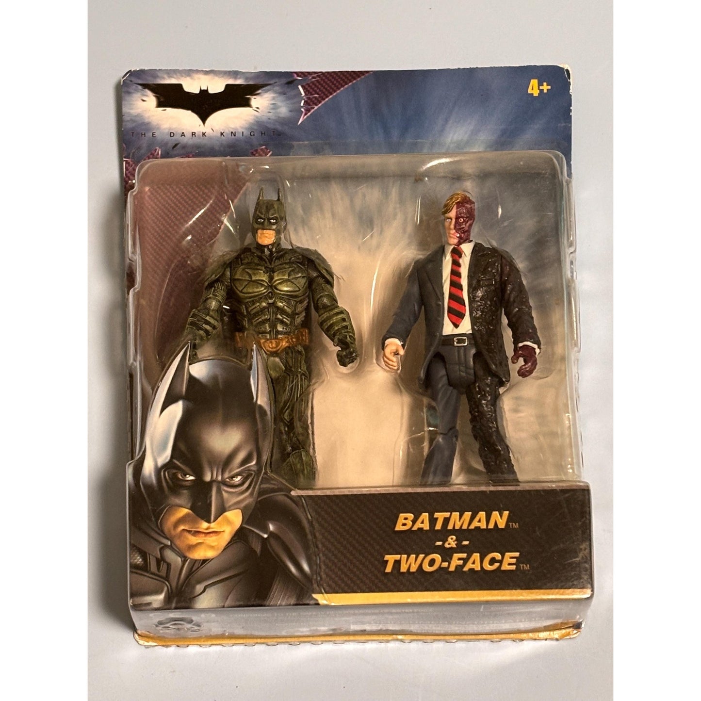Batman The Dark Knight Action Figure 2 Pack Two Face Harvey Dent DC Mattel