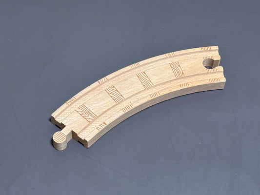 Thomas & Friends Curved Wooden Railway Track 6” Replacement Part / Piece