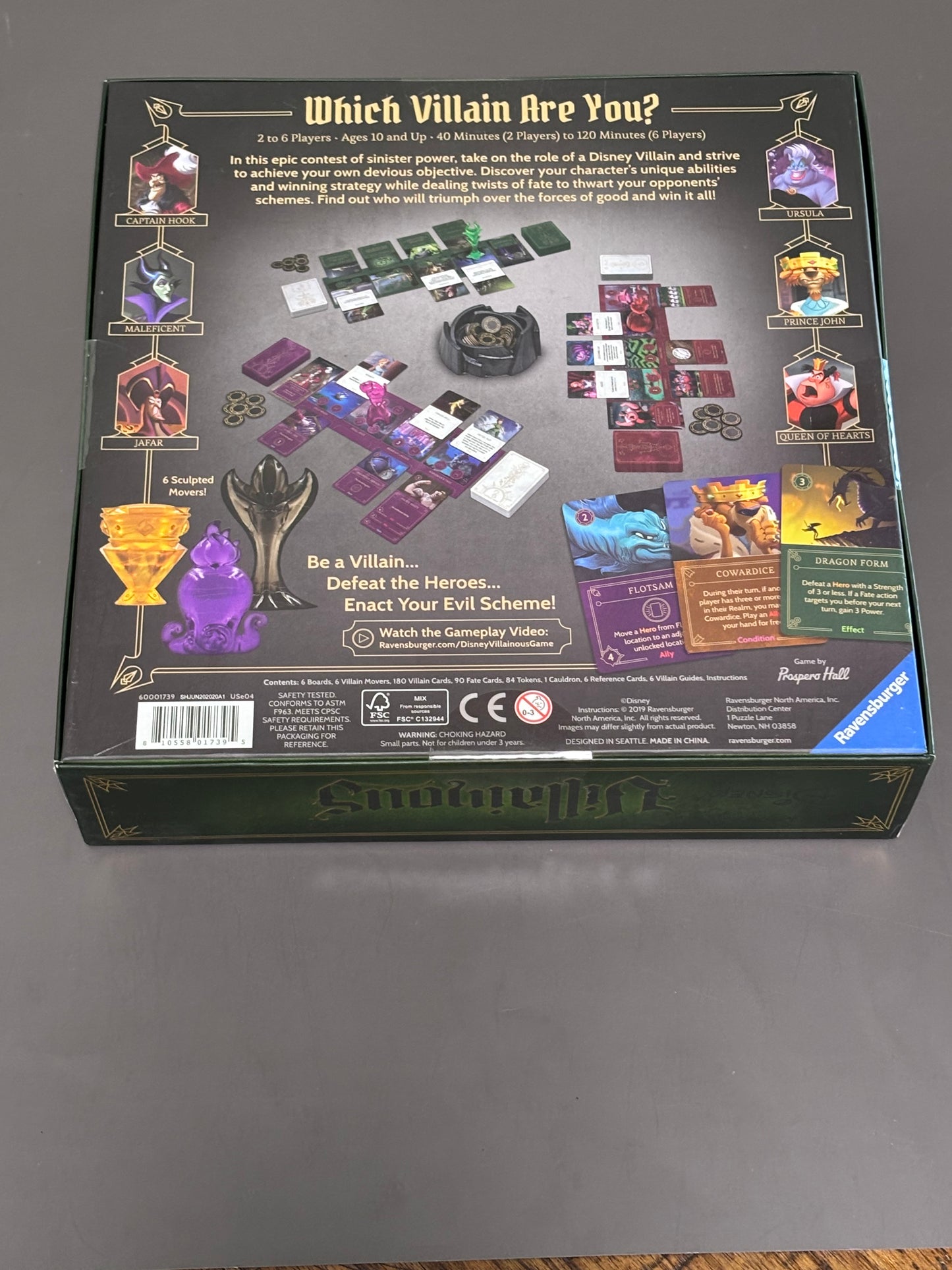 Disney Villainous Strategy Board Game New The Worst Takes it All