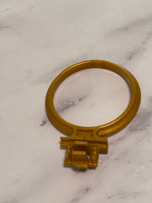GI Joe Destro Despoiler Gun Ring 1988 Demon Vehicle Gold Part