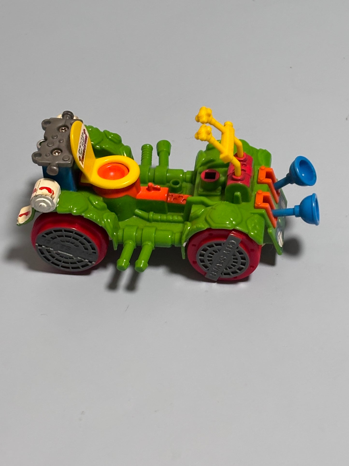 Teenage Mutant Ninja Turtles 1990 Vintage Sewer City Toilet Taxi TMNT Playmates