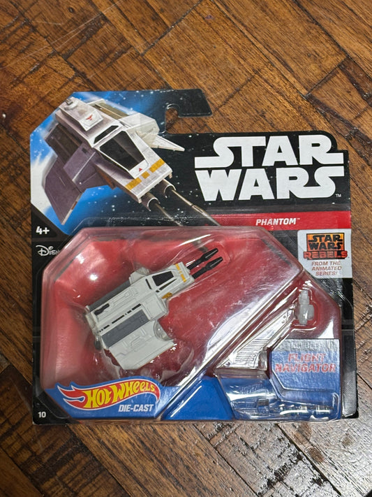 Disney Hot Wheels Starships Mattel Star Wars Rebels Animated Series with Flight Navigator 2014 Phantom Die Cast New