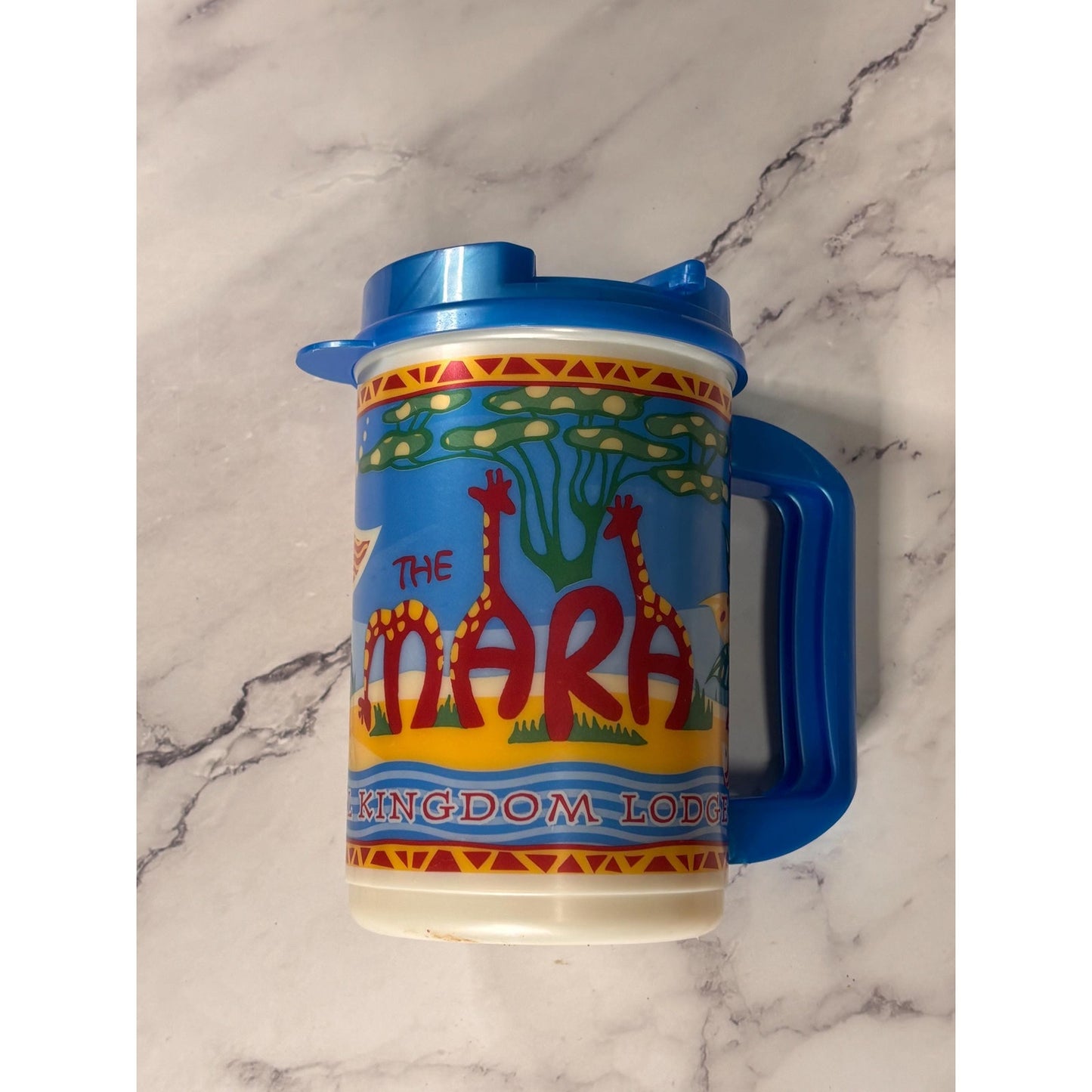 Vintage Disney Animal Kingdom Lodge Refillable Mug The Mara Walt Disney World