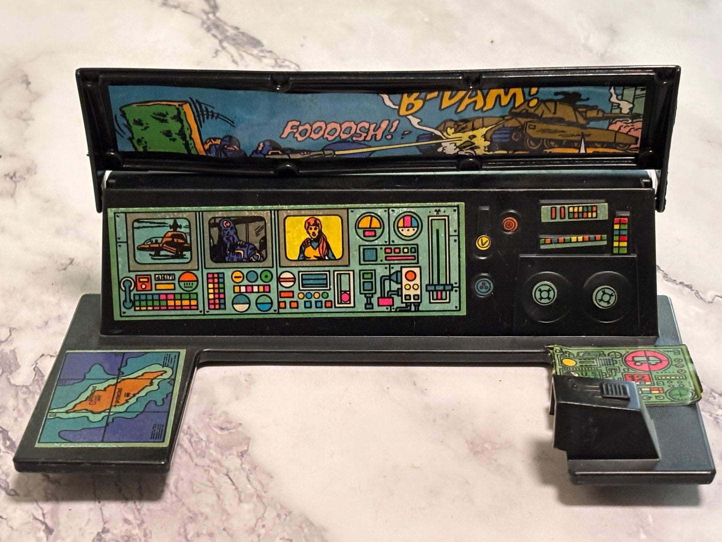 GI Joe  1983 Headquarters Command Center Console Computer Part M-3547-1-1