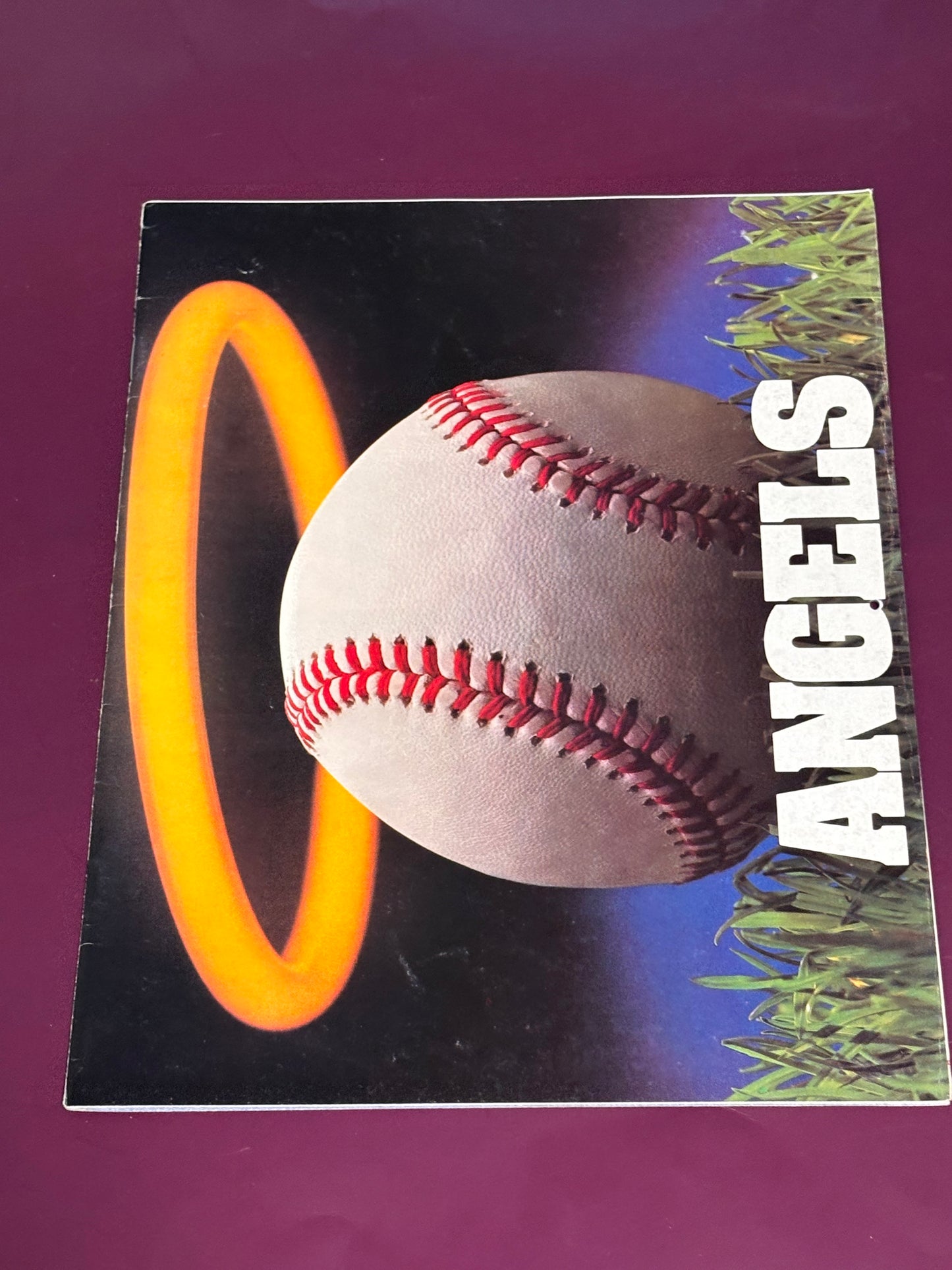 Vintage 1986 Los Angeles Angels Baseball Calendar Game Schedule MLB