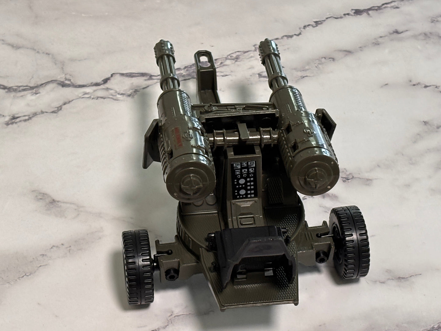 1983 Hasbro G.I. Joe GI ARAH 3.75" Figure Vehicle - Twin Battle Gun Whirlwind