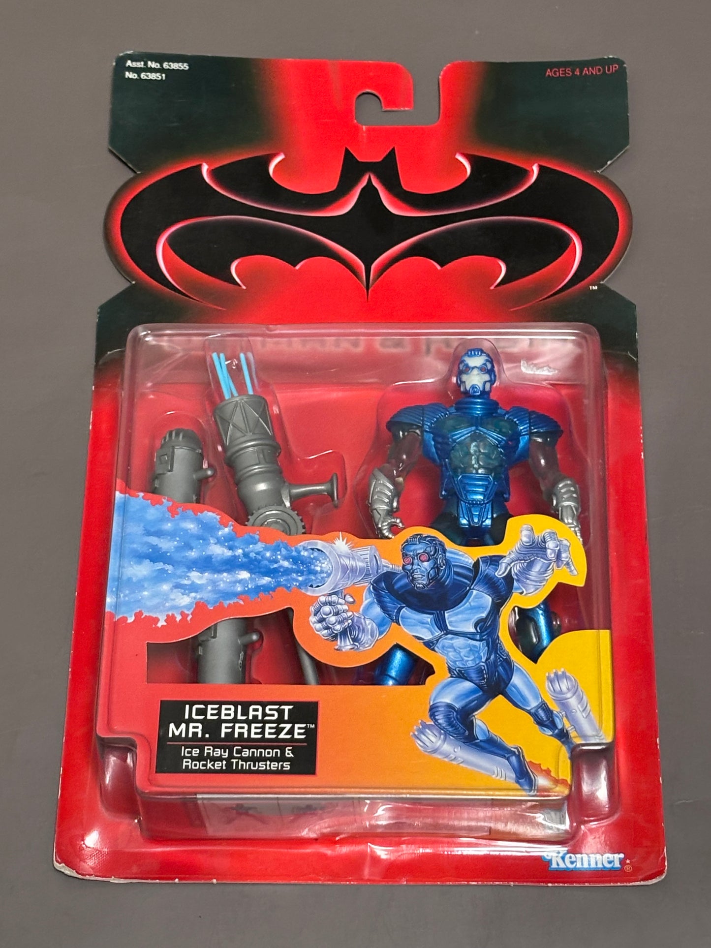 1997 Kenner Batman & Robin Iceblast MR. FREEZE Action Figure NEW Sealed