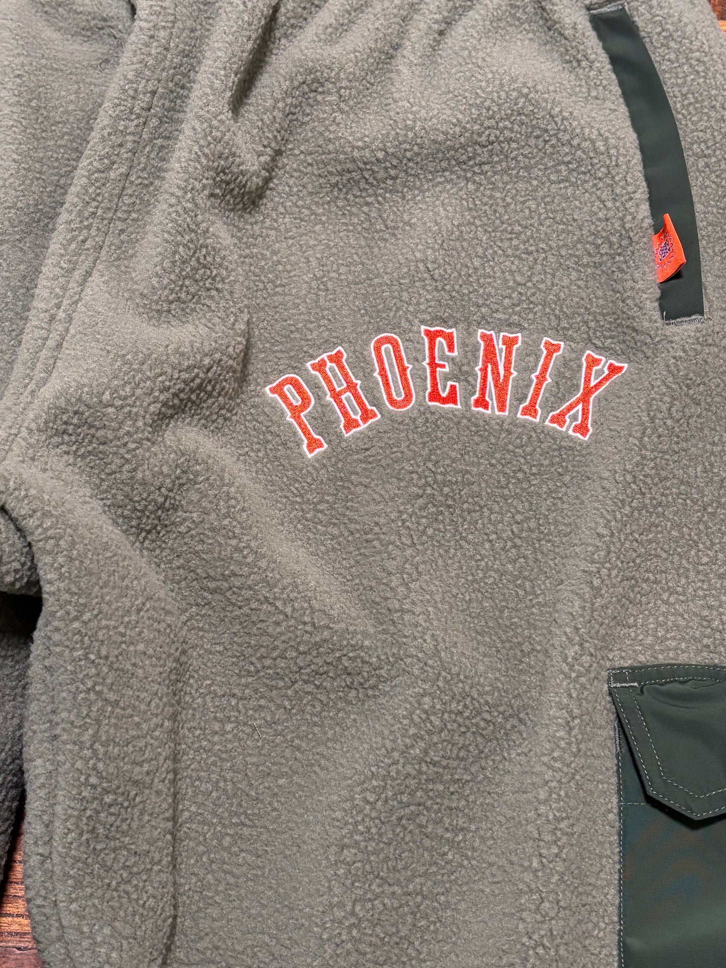 Phoenix Suns Mitchell & Ness NBA Retro Fleece Cargo Pockets Green Sweat Pants Mens L Large New NWOT