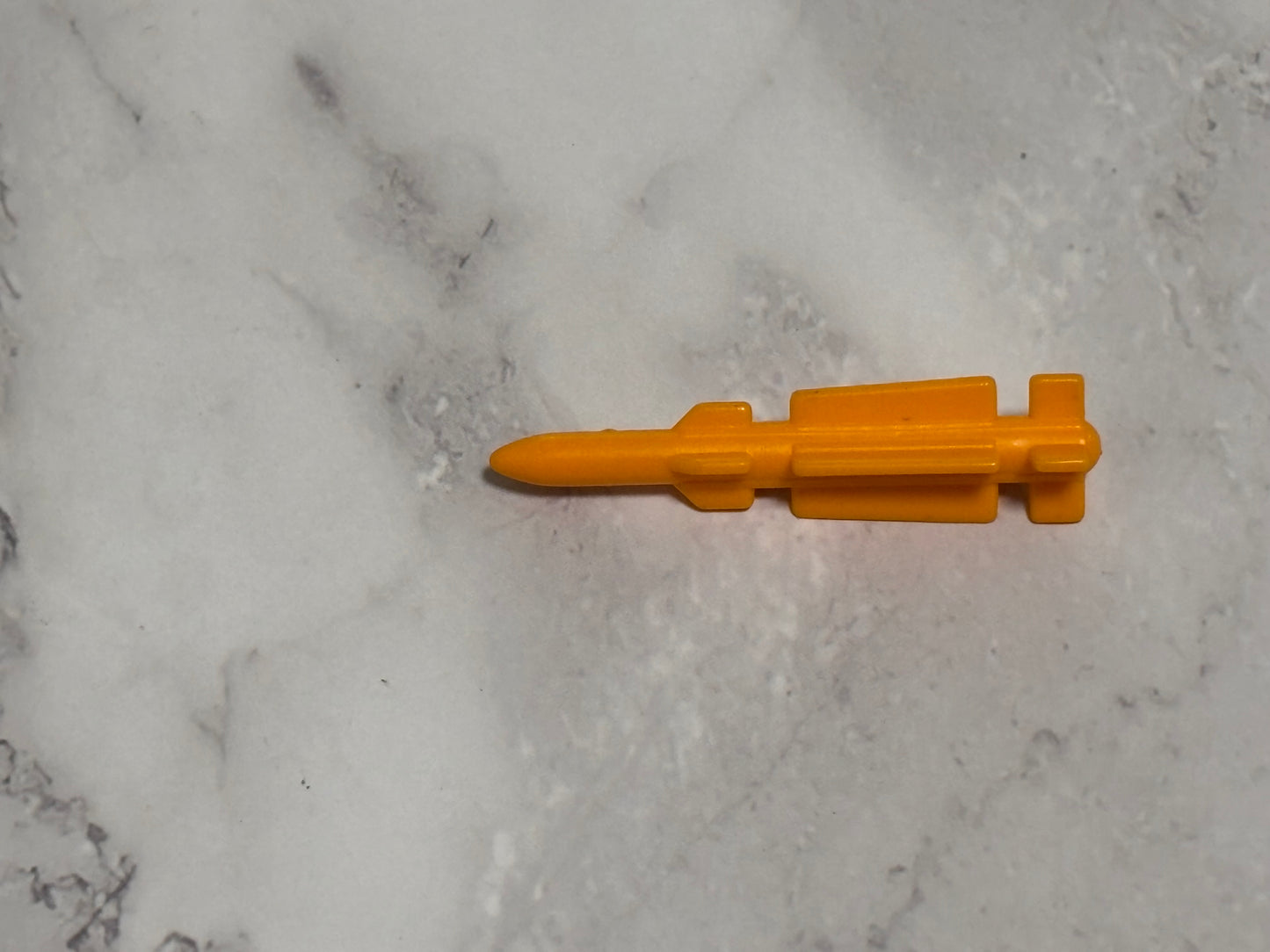 Vintage 1985 Hasbro GI Joe Replacement Part-Snow Cat Small Orange Missile