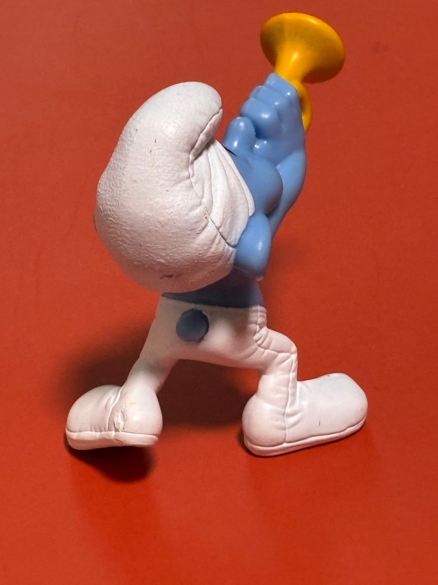 2013 Harmony Smurf & Trumpet 3" McDonald's Movie Action Figure #11 Smurfs 2