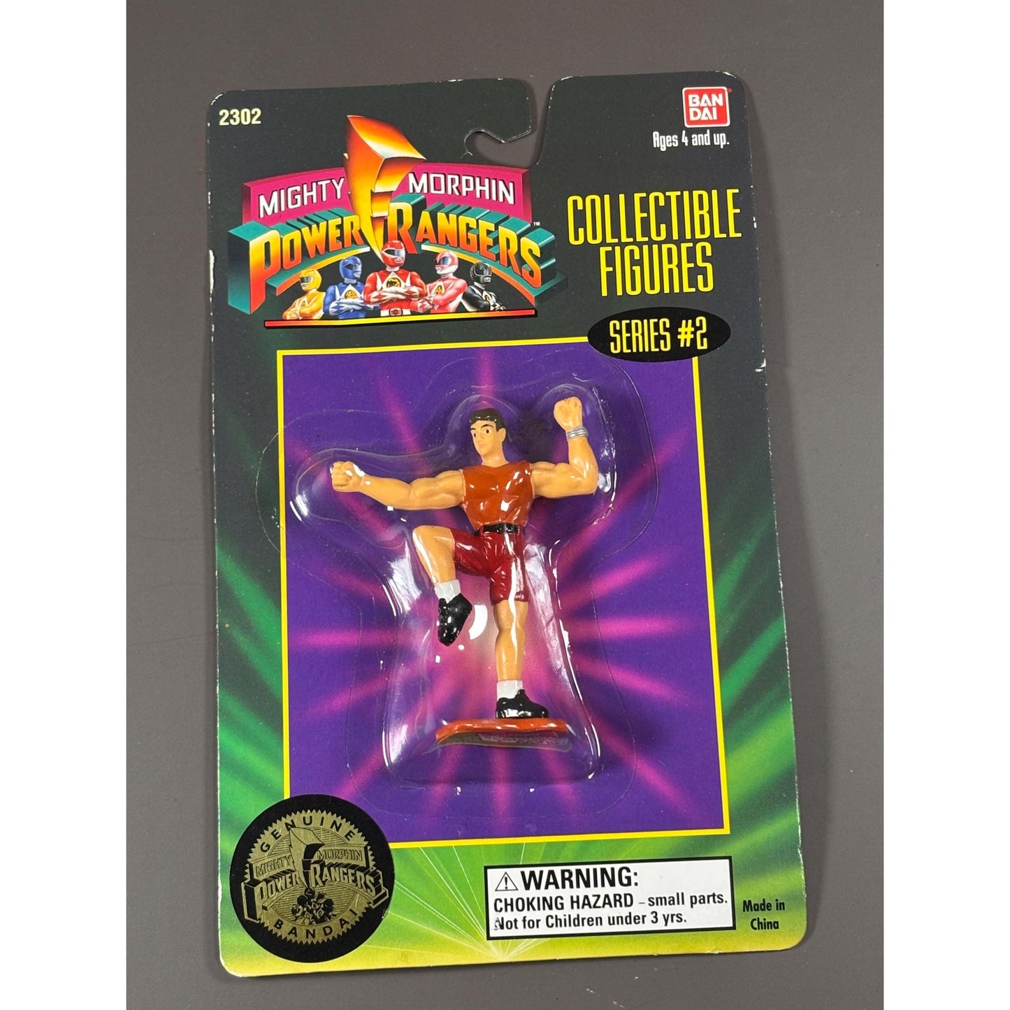 1995 Bandai Mighty Morphin Power Rangers Red Ranger Collectible Figure Series 2