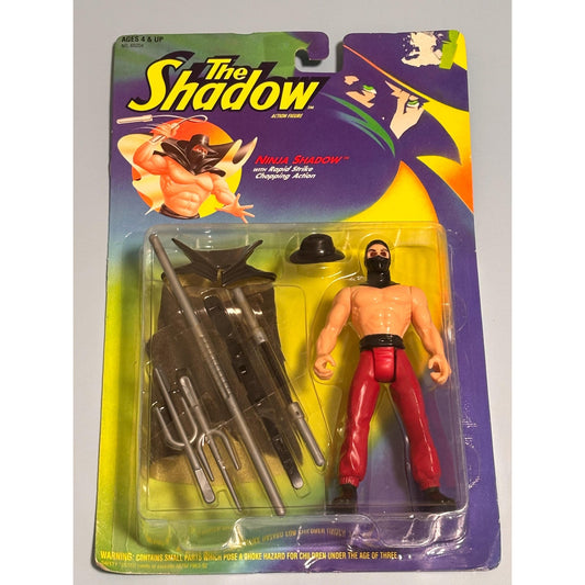 The Shadow Ninja Shadow Action Figure with Rapid Strike Chopping 1994 Kenner