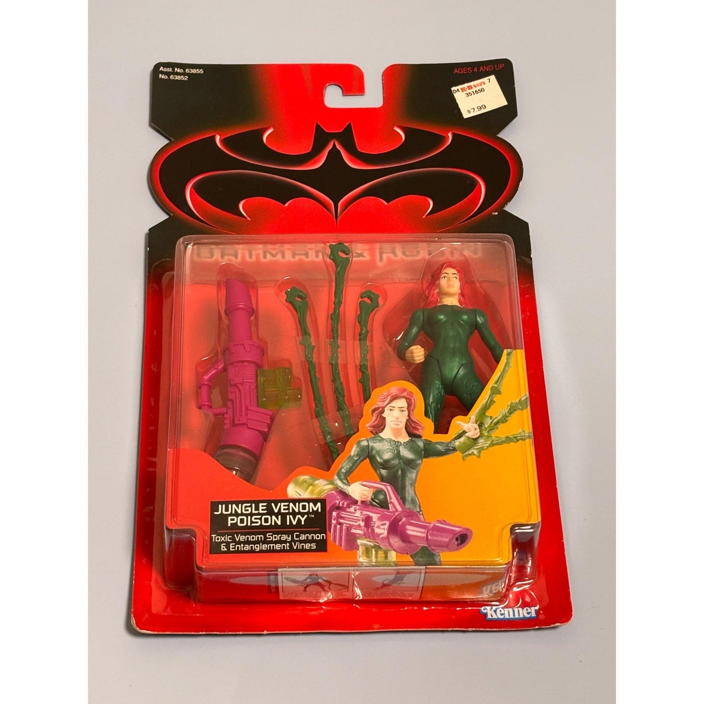 Jungle Venom Poison Ivy Batman & Robin Vintage Action Figure Kenner 1997 90s New